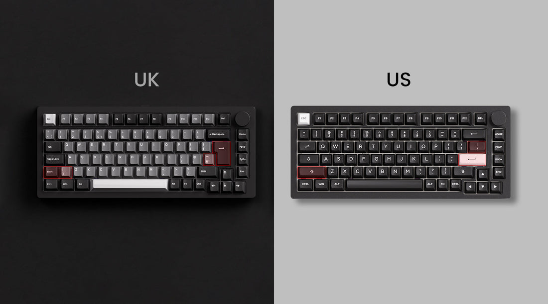 UK and US Tastatur Layouts: Ein kurzer Vergleich