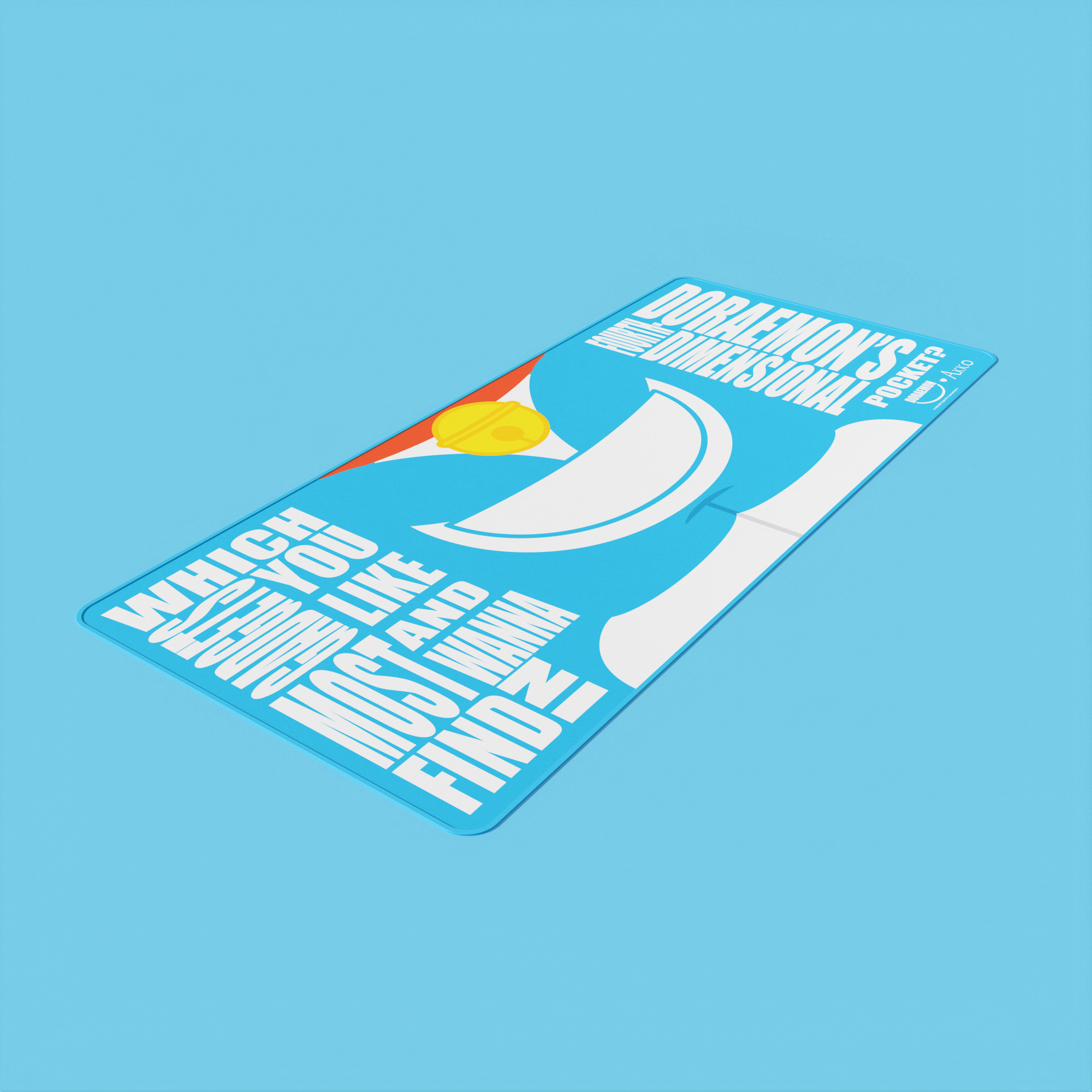Doraemon 4D Pocket MousePad