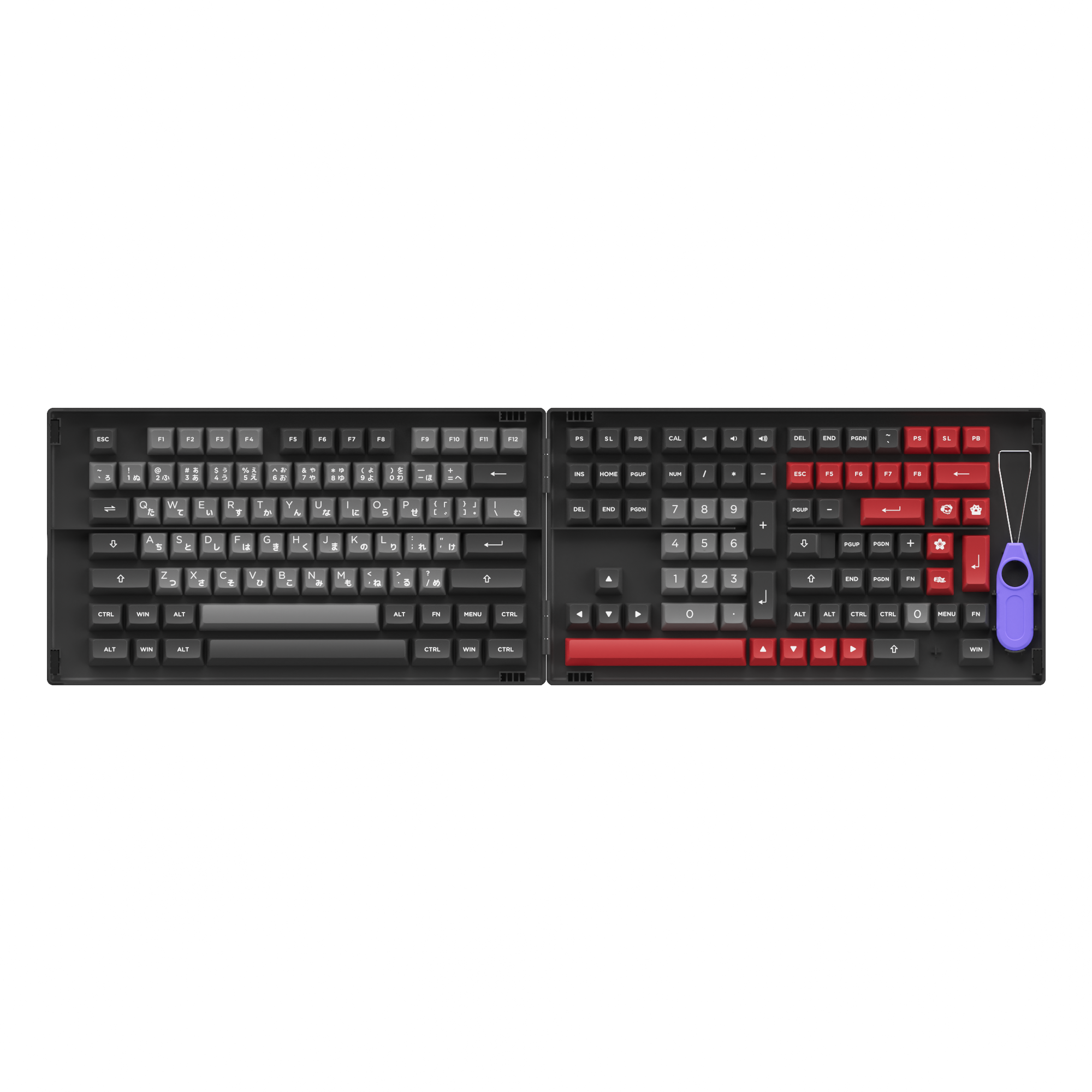 Psittacus Keycap Set Hiragana Version(158-Key)