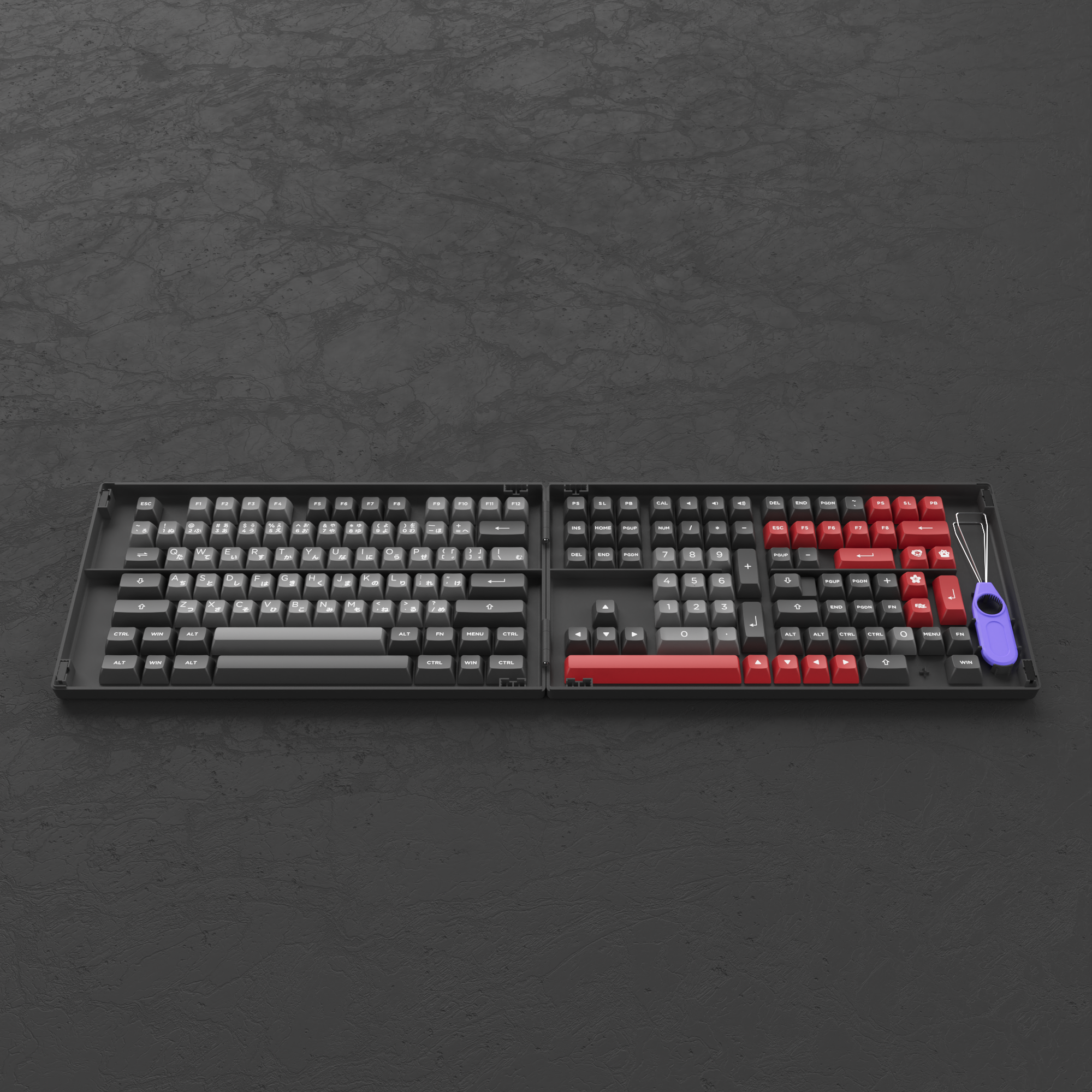 Psittacus Keycap Set Hiragana Version(158-Key)