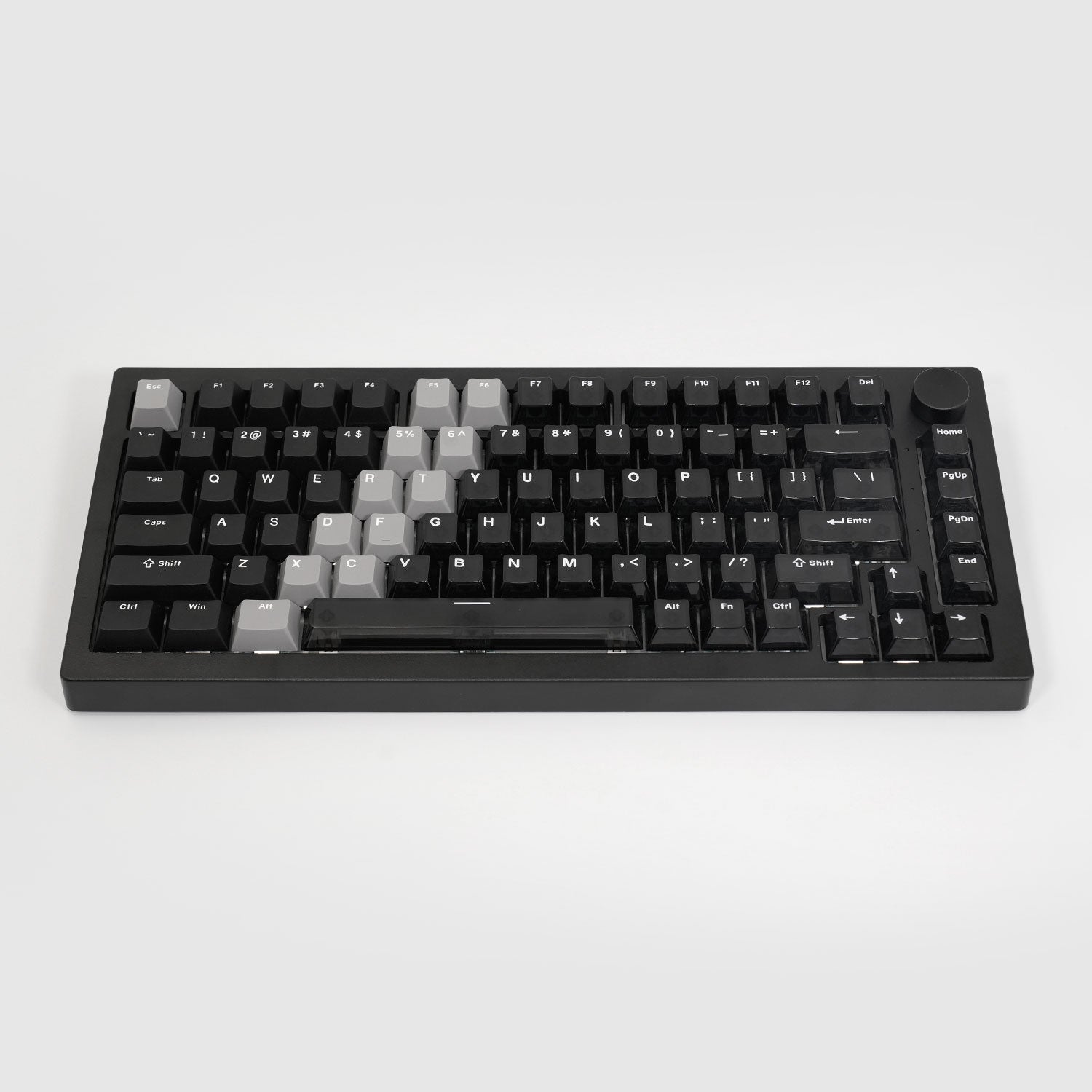 Akko 5075 V3 HE Magnetic Keyboard Gradient Hybrid Black Transparent