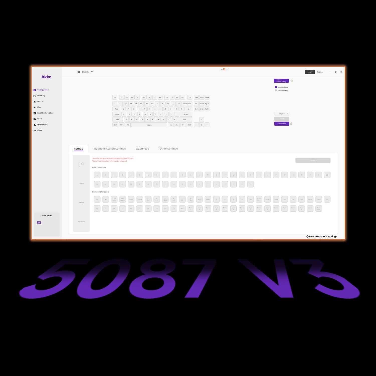 Akko 5087 V3 HE Magnetic Keyboard Cloud Driver