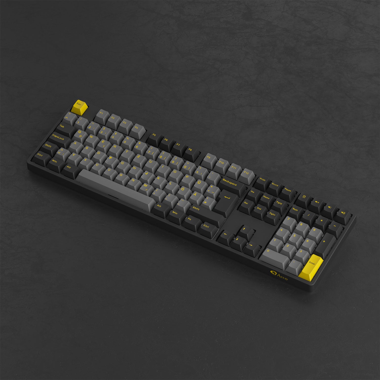 Black & Gold 5108B Plus ISO Tastatur Seitendetails