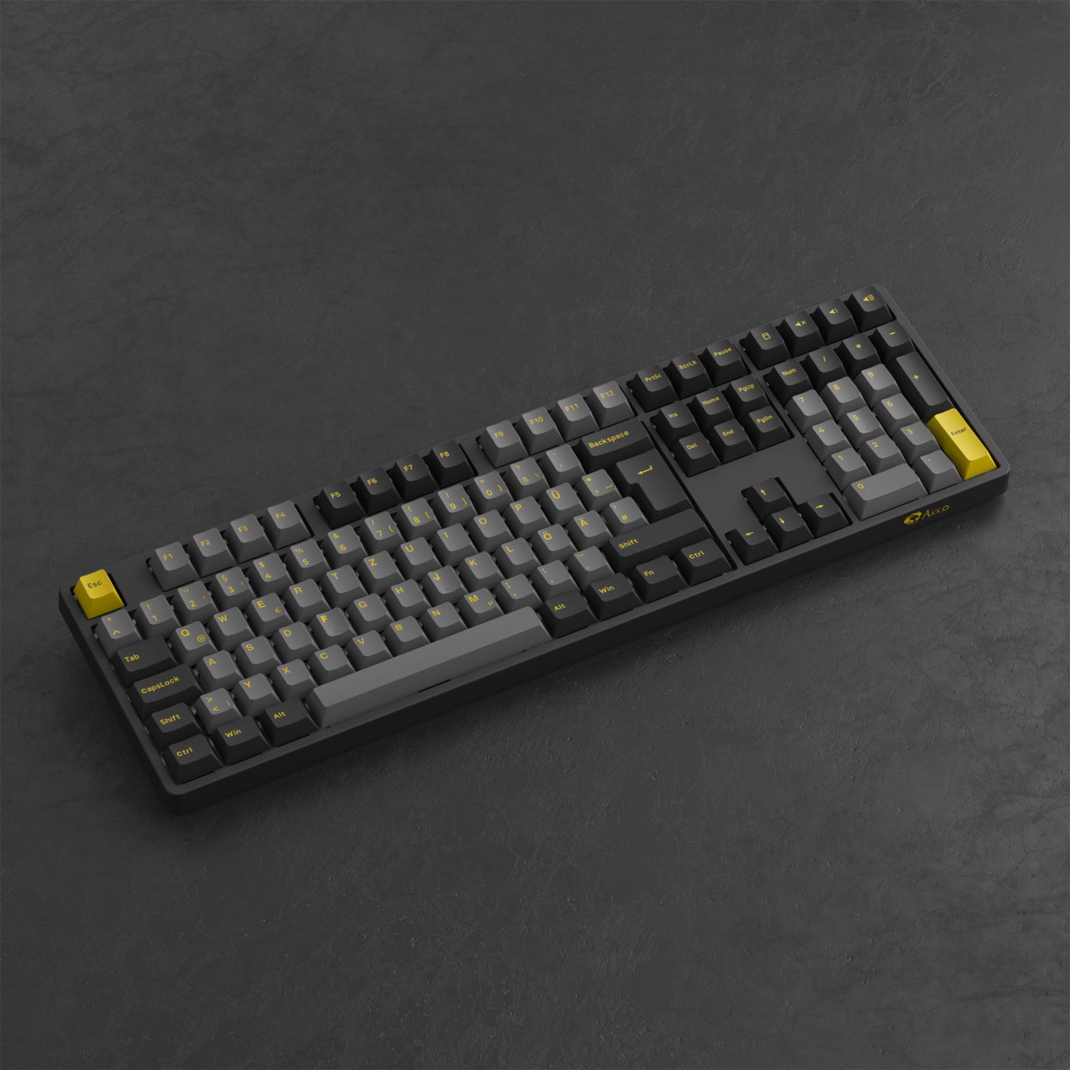 Black & Gold 5108B Plus ISO Tastatur Seitendetails