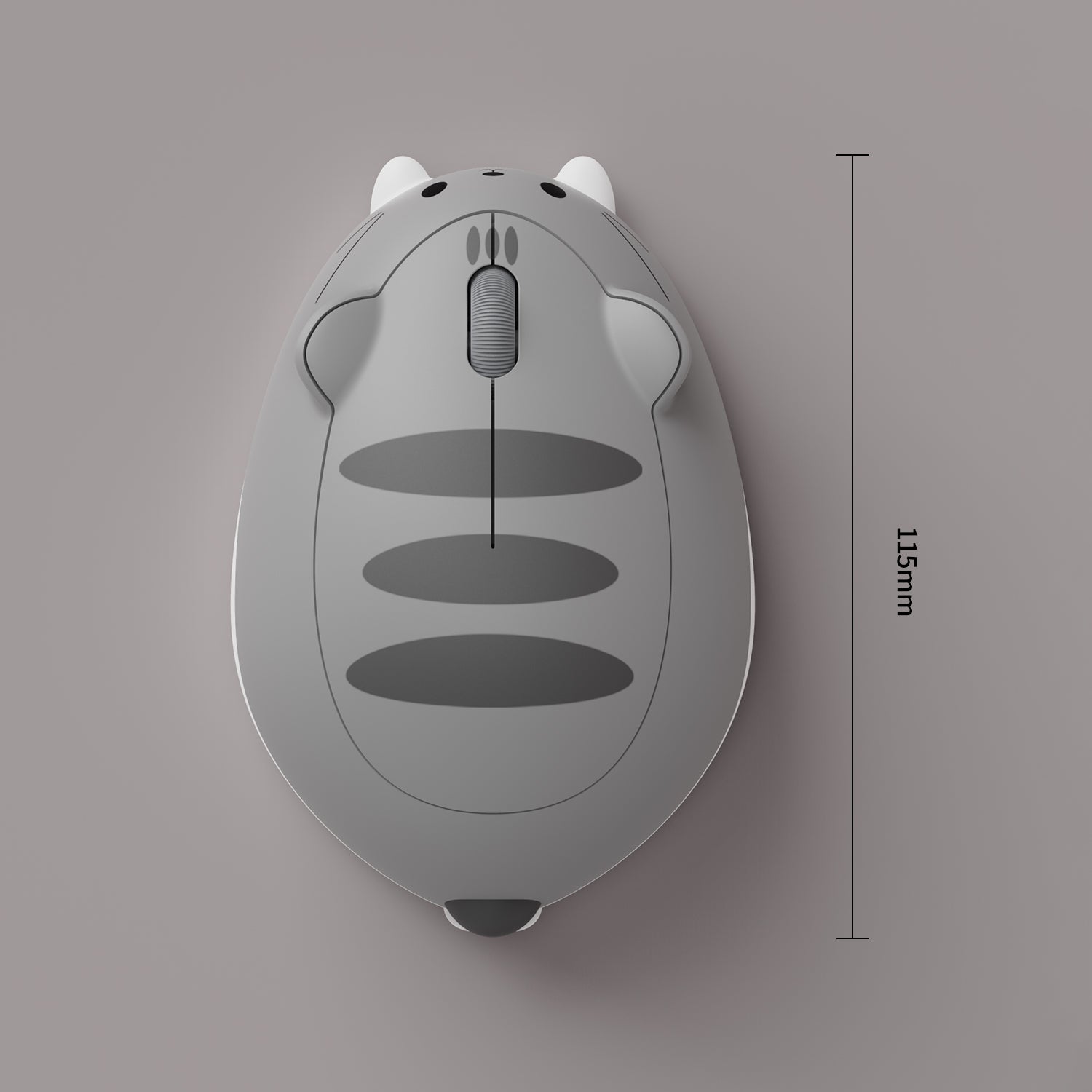 Akko Cat Theme Mouse Gray MIMO Length
