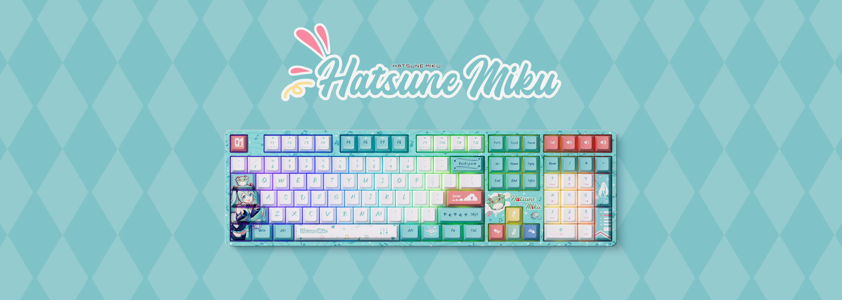 Akko Hatsune Miku 5108B Plus Mechanical Keyboard