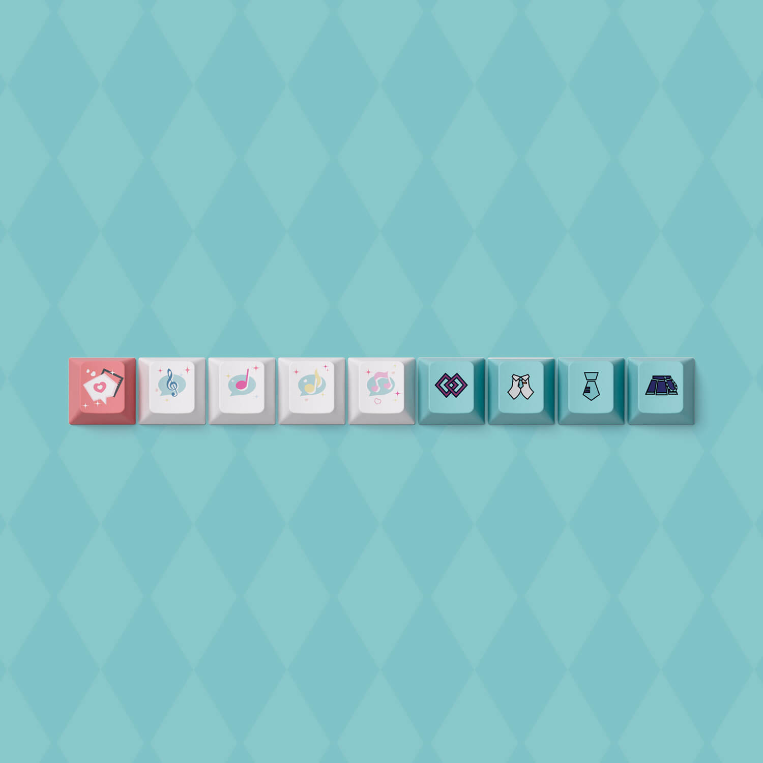 Akko Hatsune Miku 5108B Plus Mechanical Keyboard Special Keys