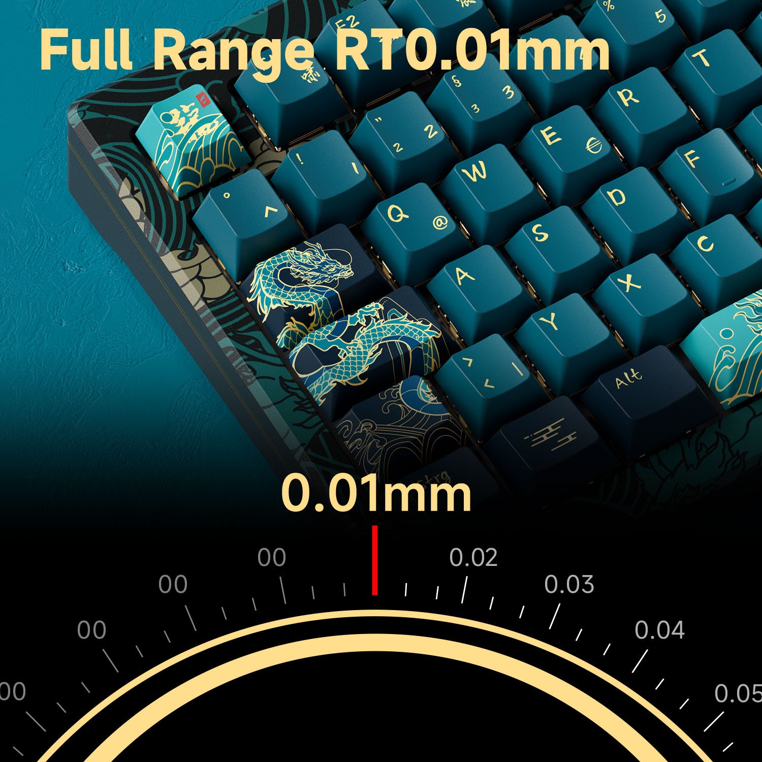 MOD 007 V3 HE Year of Dragon Hall Effect Keyboard Full Range RT0.01mm