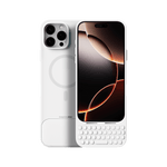 Akko MetaKey Keyboard Case for iPhone 16 Cloud White