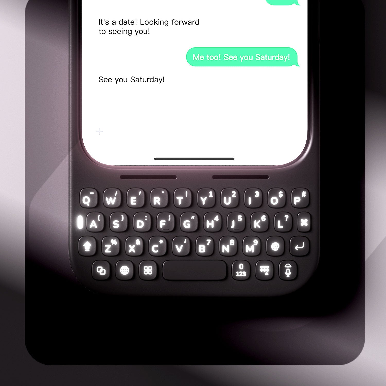 Akko MetaKey Keyboard Case for iPhone Backlight Indicator