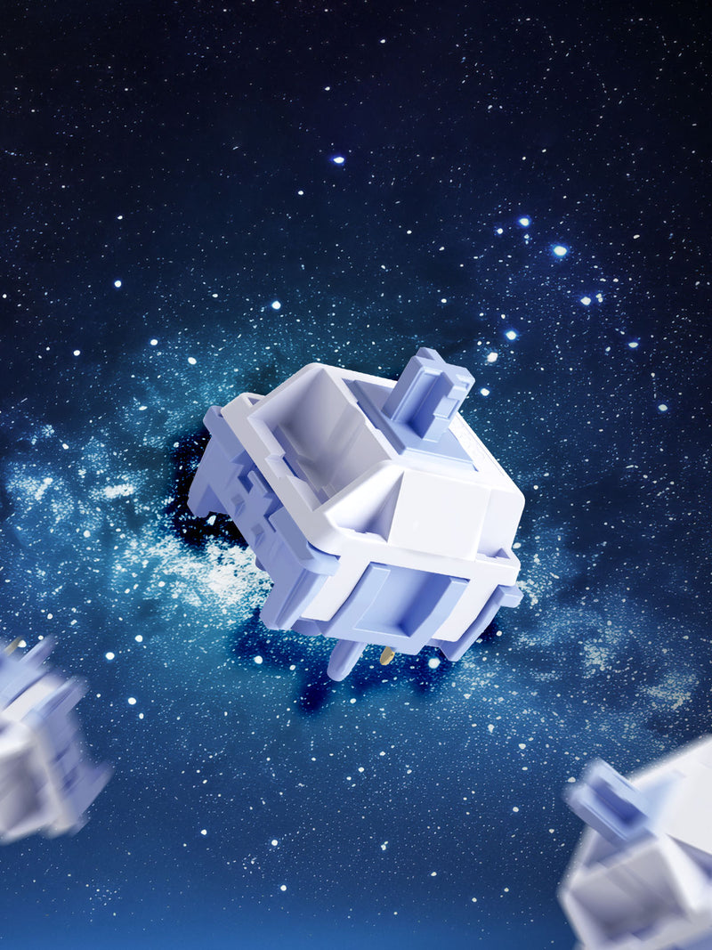 Akko Mirror Switch Linear Switch in the twinkling starry sky