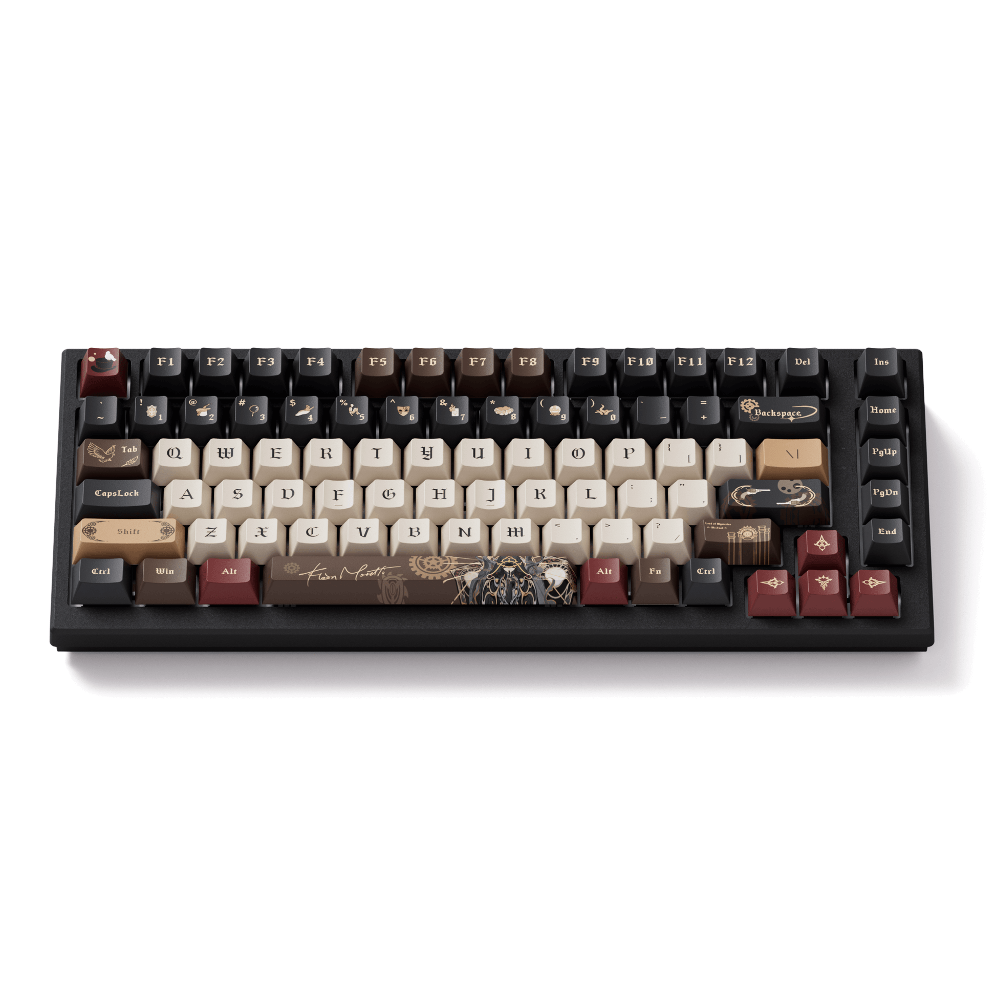 Akko TAC75 HE Magnetic Keyboard Lord of Mysteries Front Side