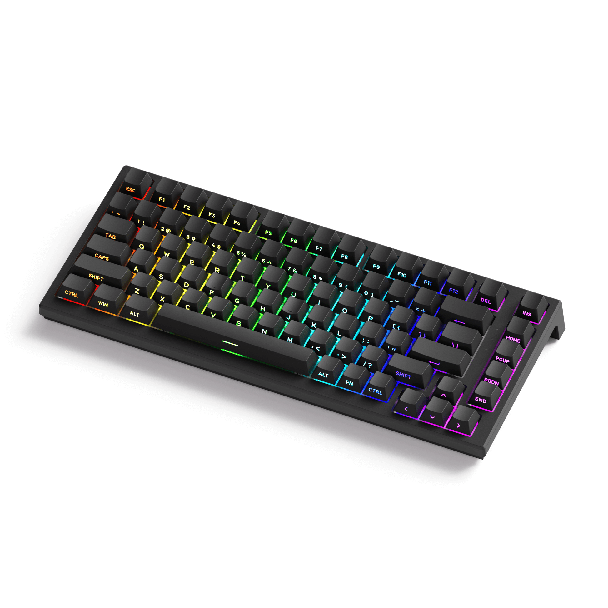Akko TAC75 HE Magnetic Keyboard Shine Through Black Right Side