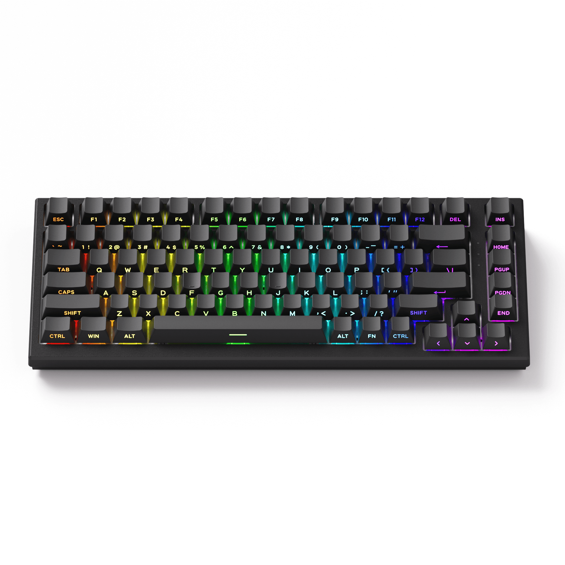 Akko TAC75 HE Magnetic Keyboard Shine Through Black