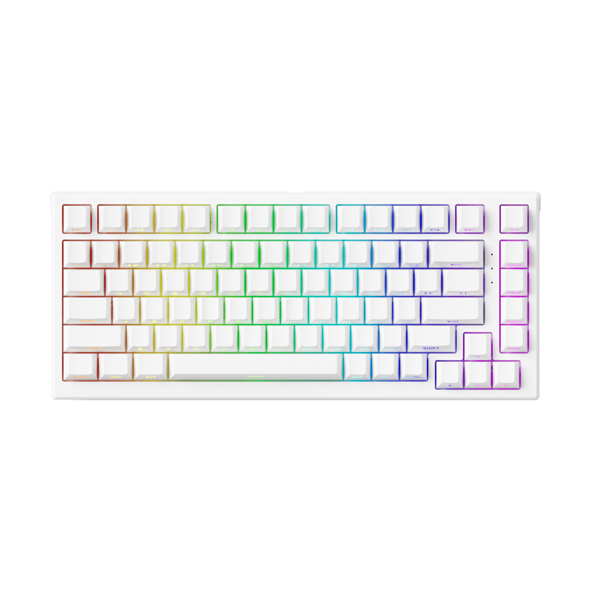 Akko TAC75 HE Magnetic Keyboard Shine Through White RGB