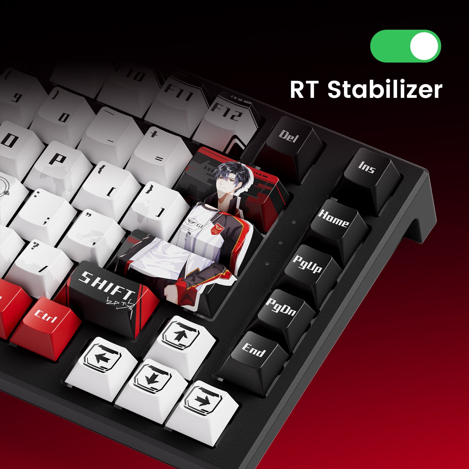 Akko TAC75 HE Magnetic Keyboard—King's Avatar RT Stabilizer