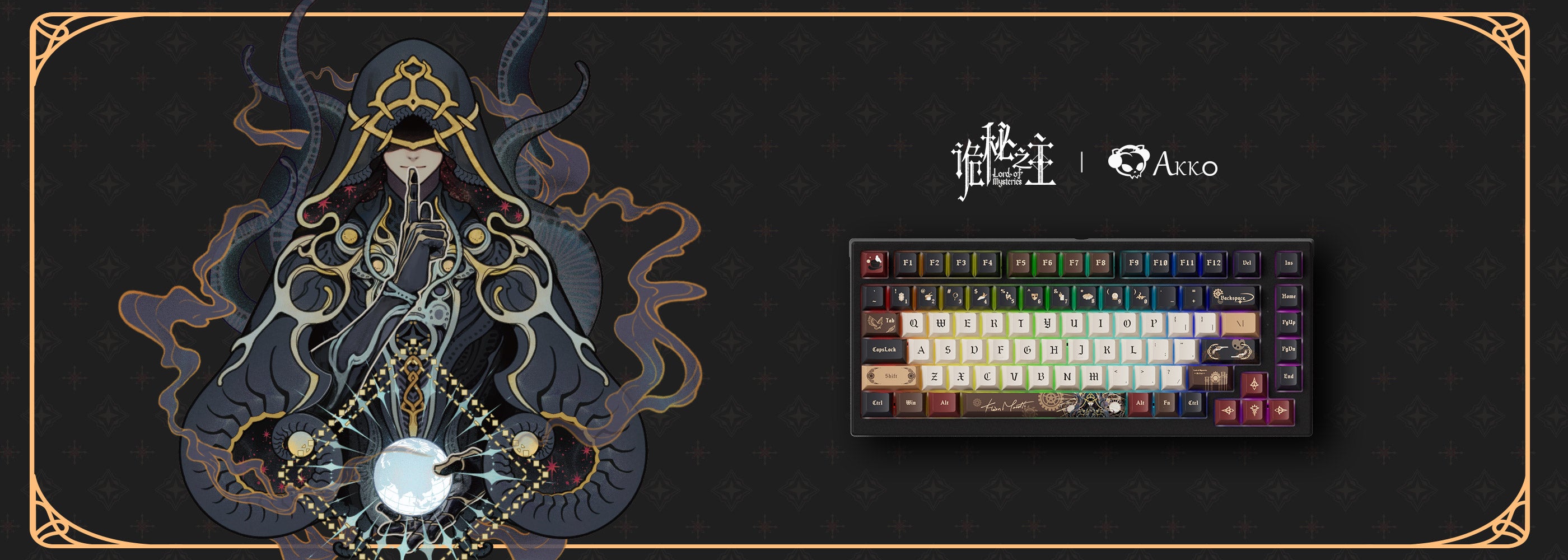 Akko TAC75 HE Magnetic Keyboard—Lord of Mysteries Theme