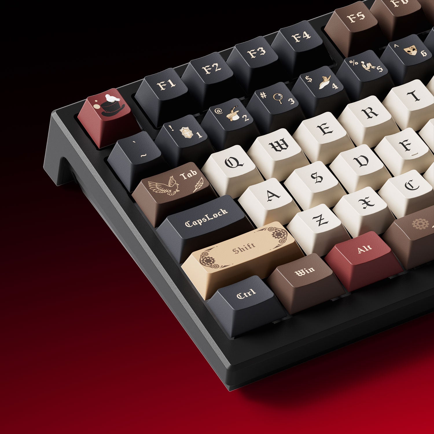 Akko TAC75 HE Magnetic Keyboard—Lord of Mysteries Left Side Details
