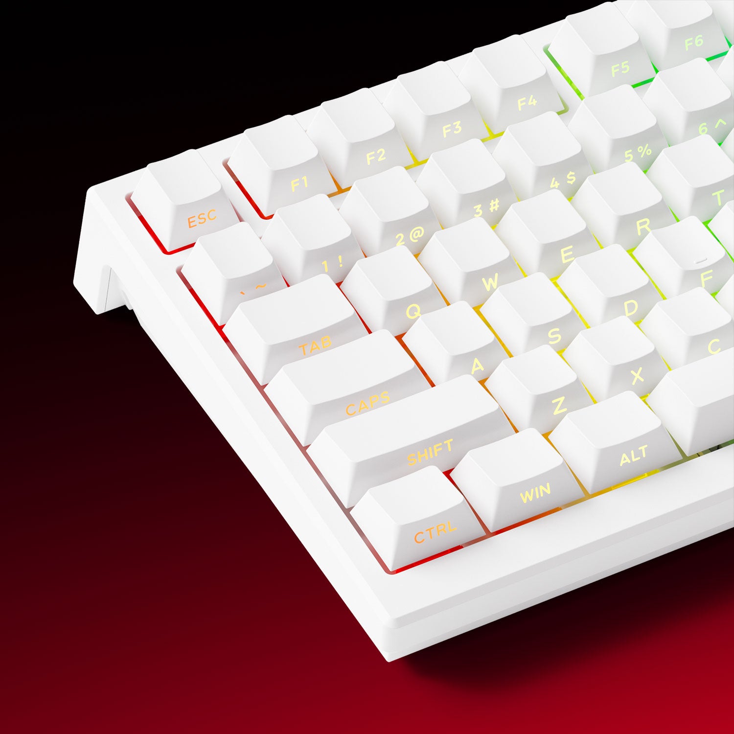 Akko TAC75 HE Magnetic Keyboards Shine Through White PBT Keycaps