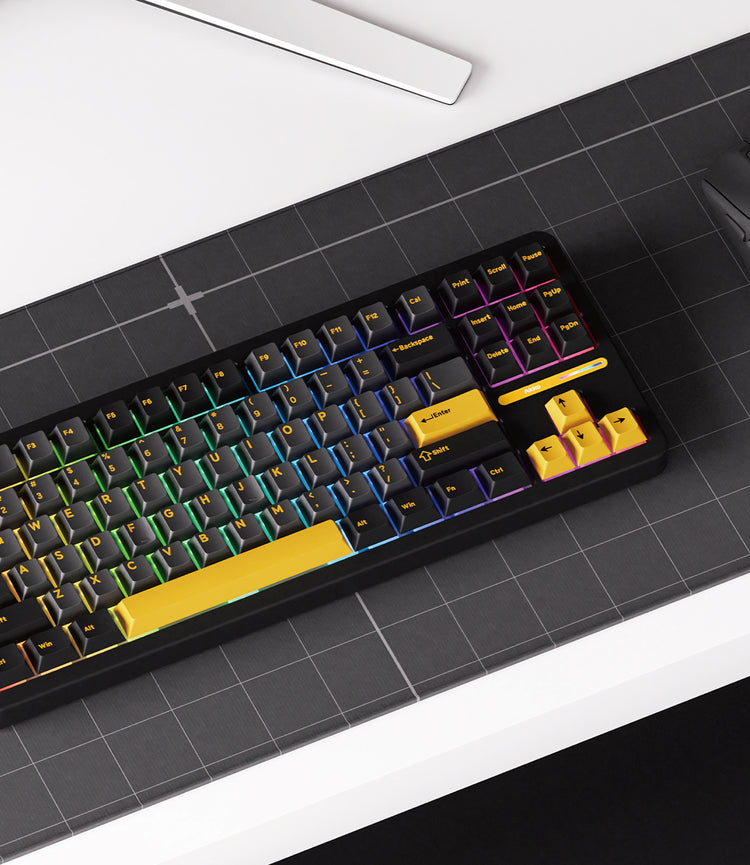 Akko TAC87 Black Gold Mechanical Keyboard