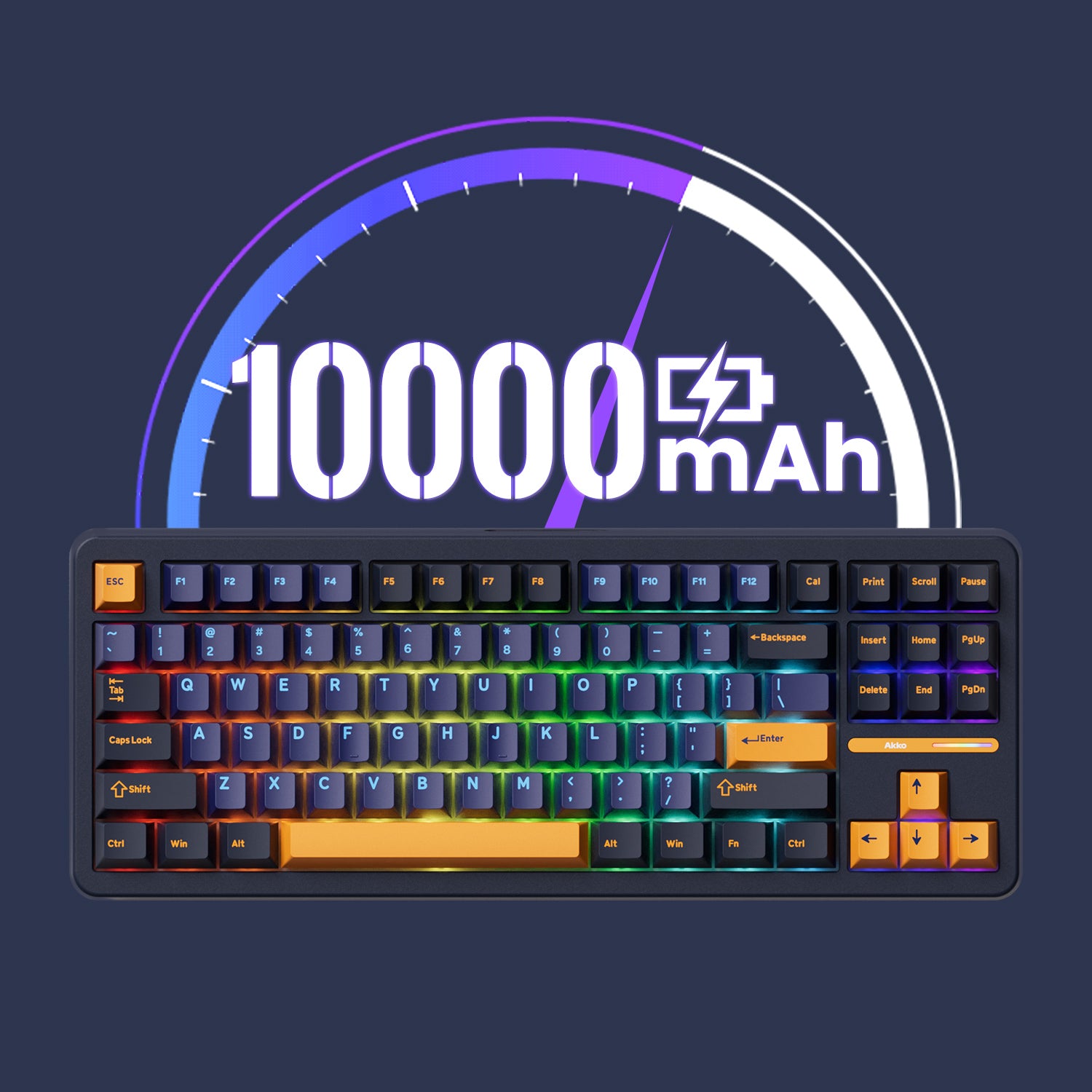 Akko TAC87 Horizon Mechanical Keyboard 10000mAh Battery