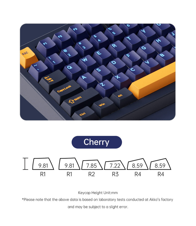Akko TAC87 Horizon Mechanical Keyboard Cherry Profile Keycaps