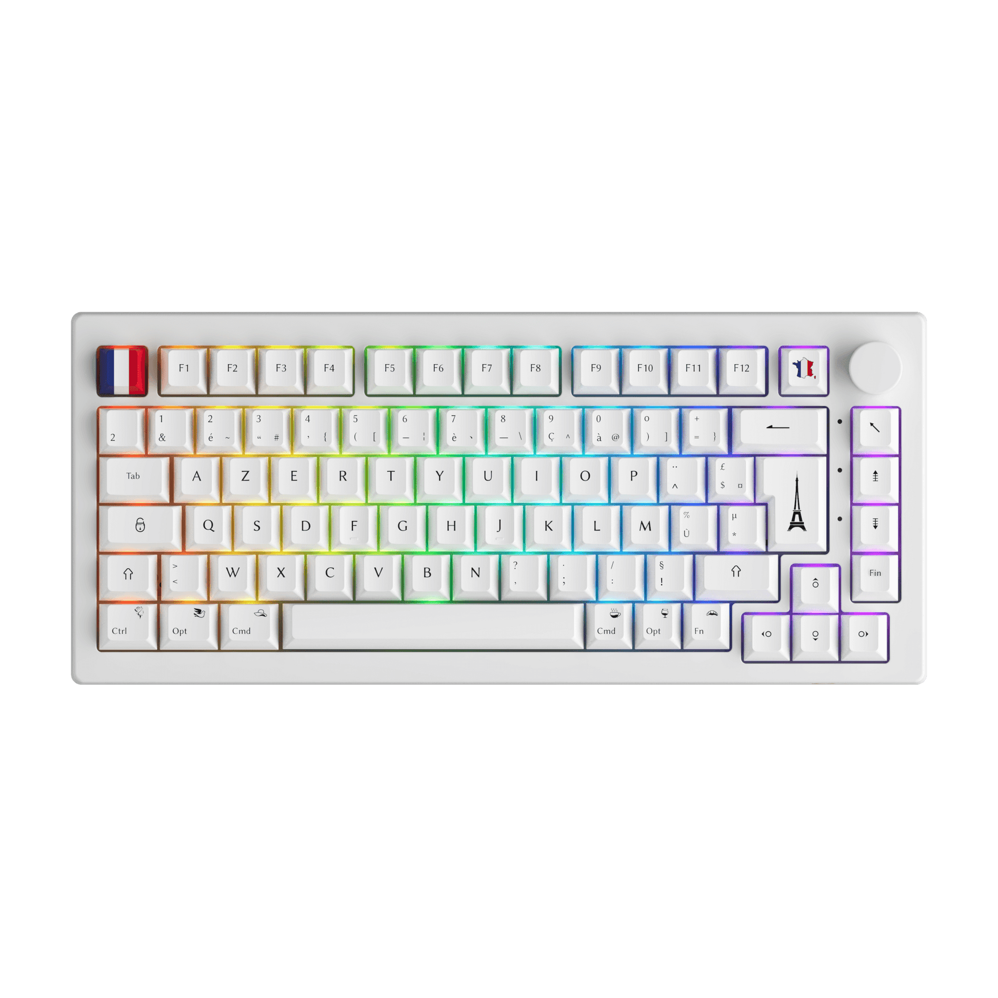 Akko black white 5075B Plus ISO Tastatur