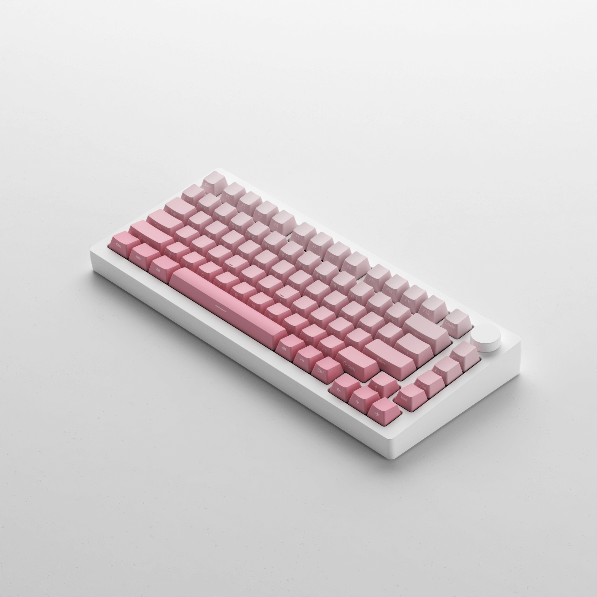 MonsGeek M1W V3 SP keyboard moonlight white theme side details