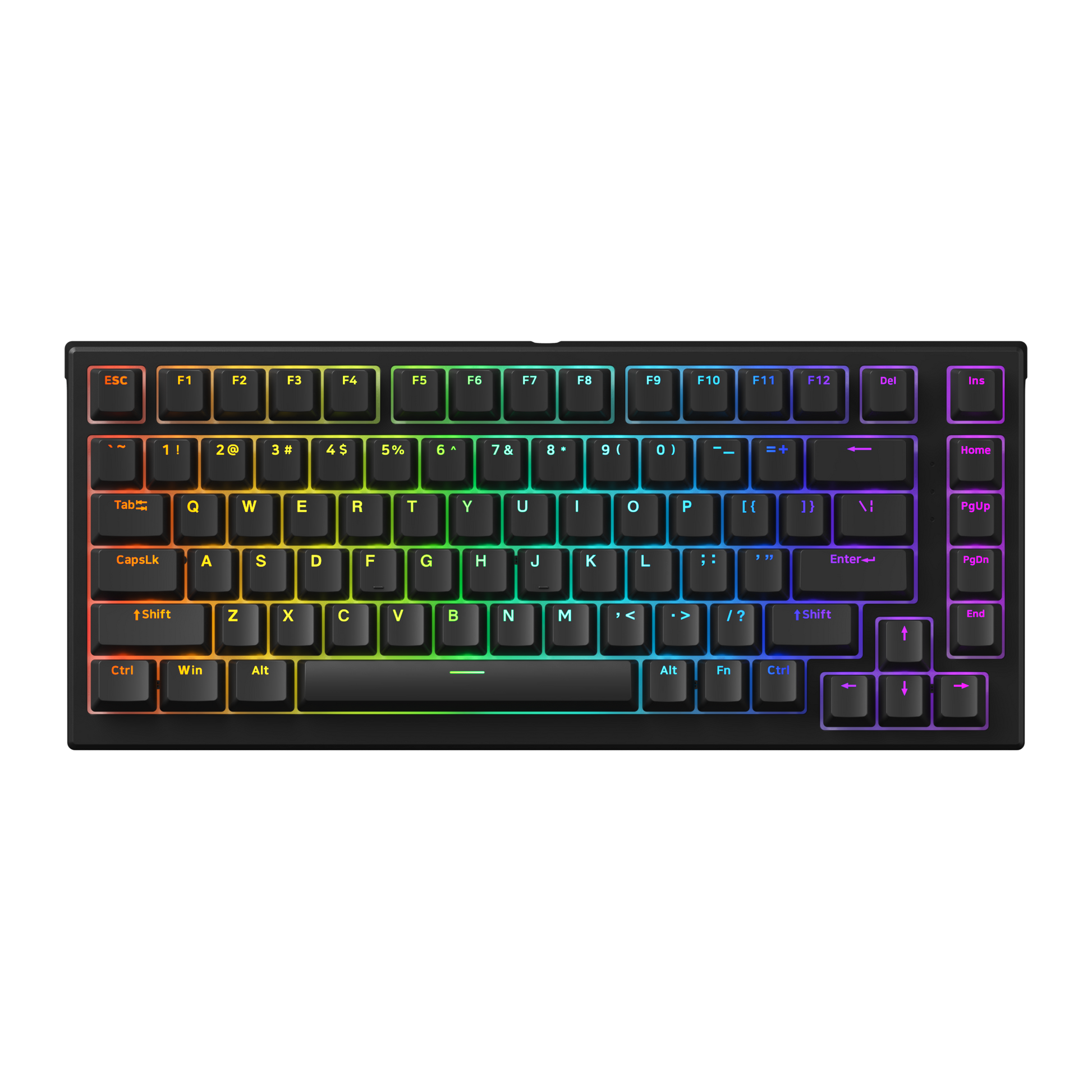 MonsGeek MG75S HE Shine-through keyboard with rgb