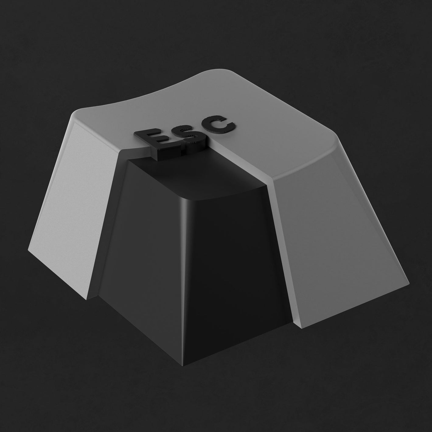 Akko MOD 007B HE Black & Silver ISO Keyboard Keycaps