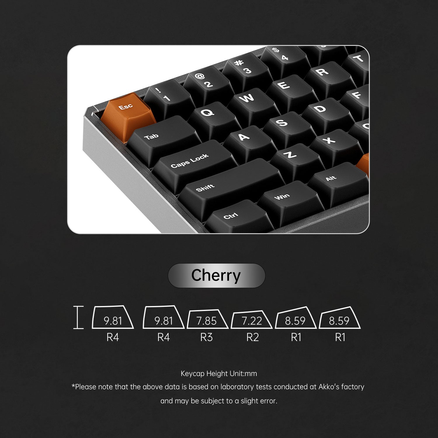 Akko MOD68 HE Magnetic Keyboard Cherry Profile Keycaps