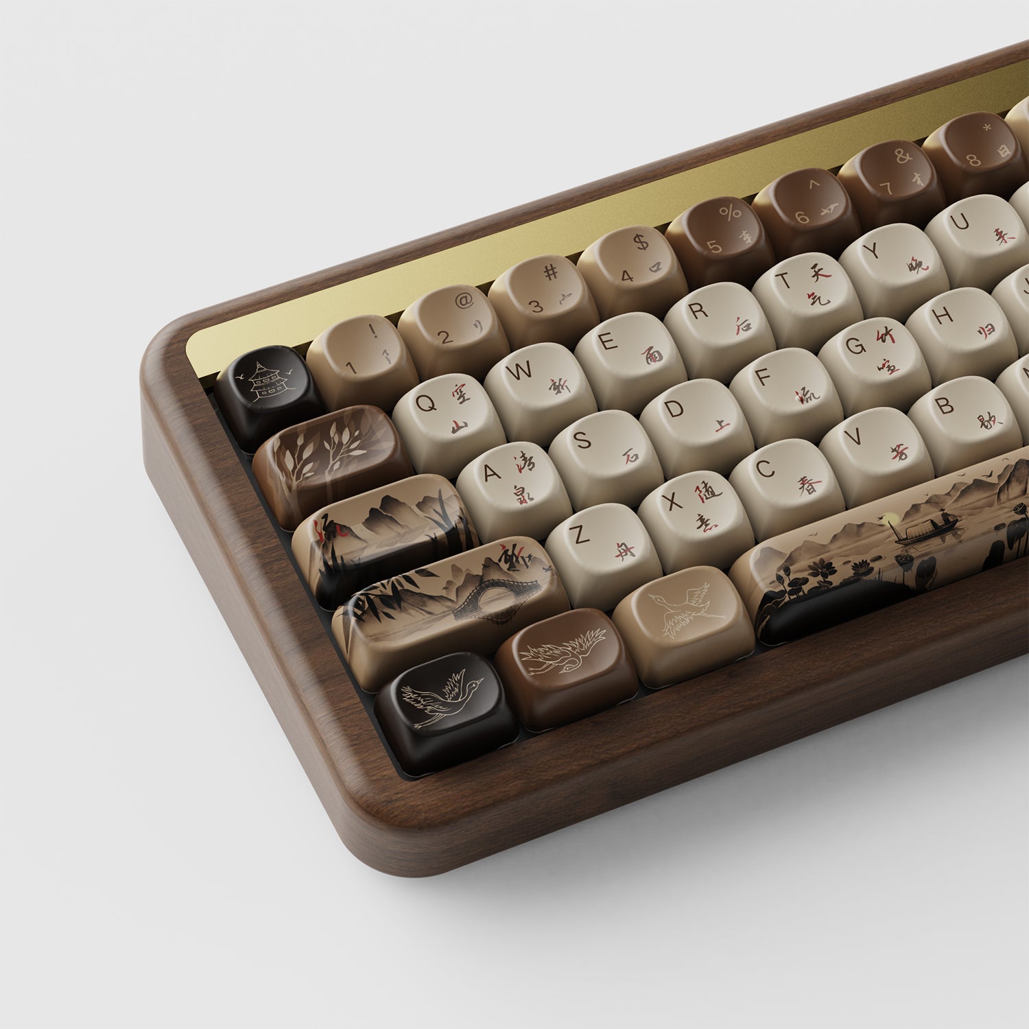 mu01 Mountain Seclusion MOA PBT Dye-Sub Keycaps