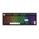 MonsGeek M2 V5 Custom Keyboard Black with Piano-themed Keycaps RGB