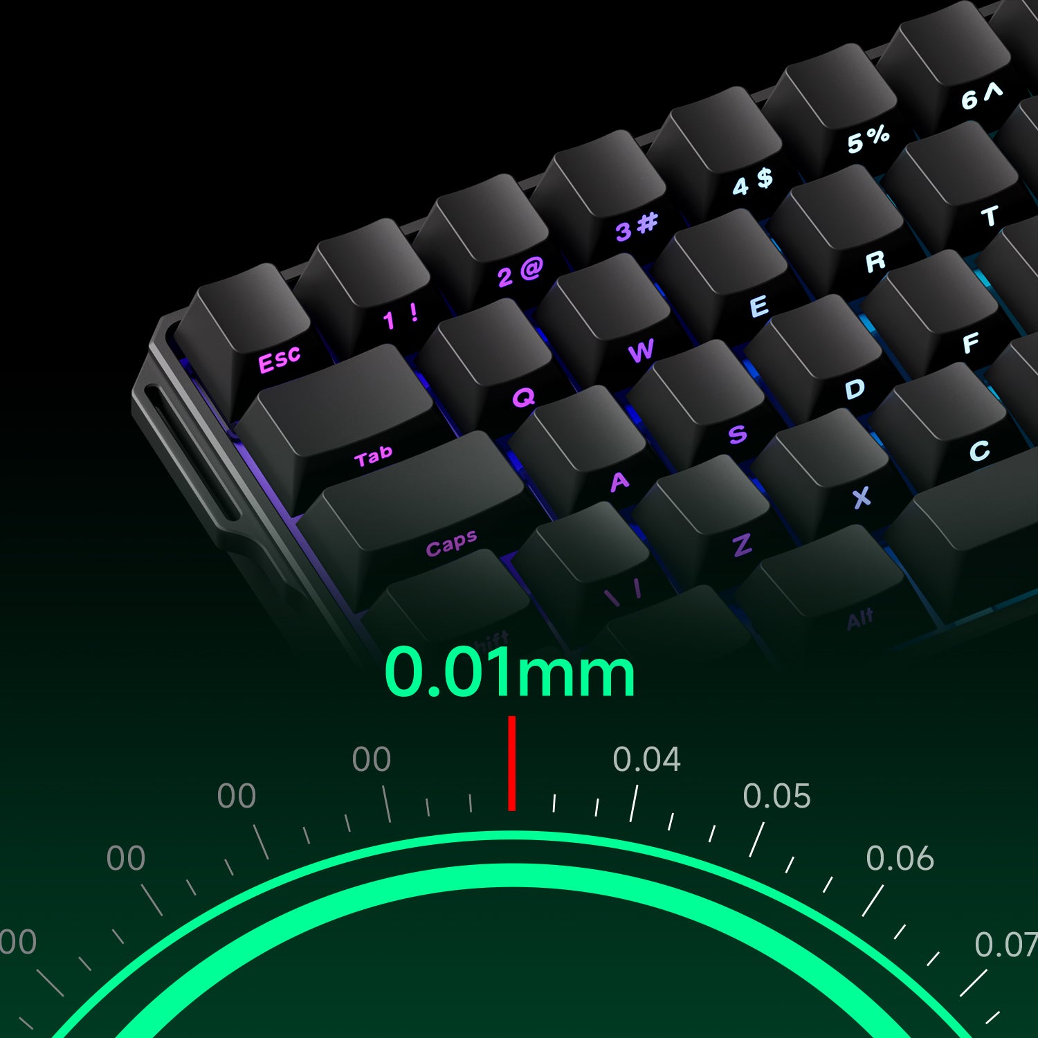 FUN60 Ultra ISO HE Magnetic Keyboard RT0.01mm