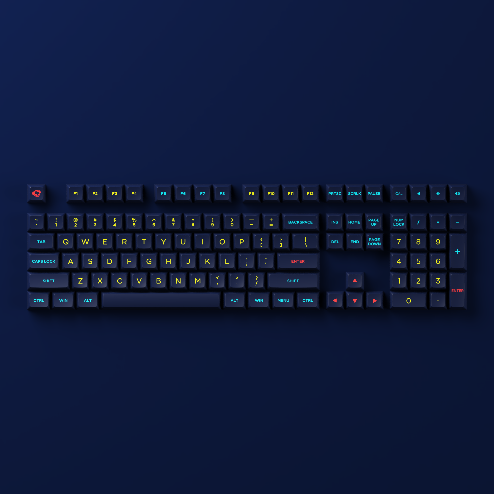 Starry Night Keycap Set (187-Key)