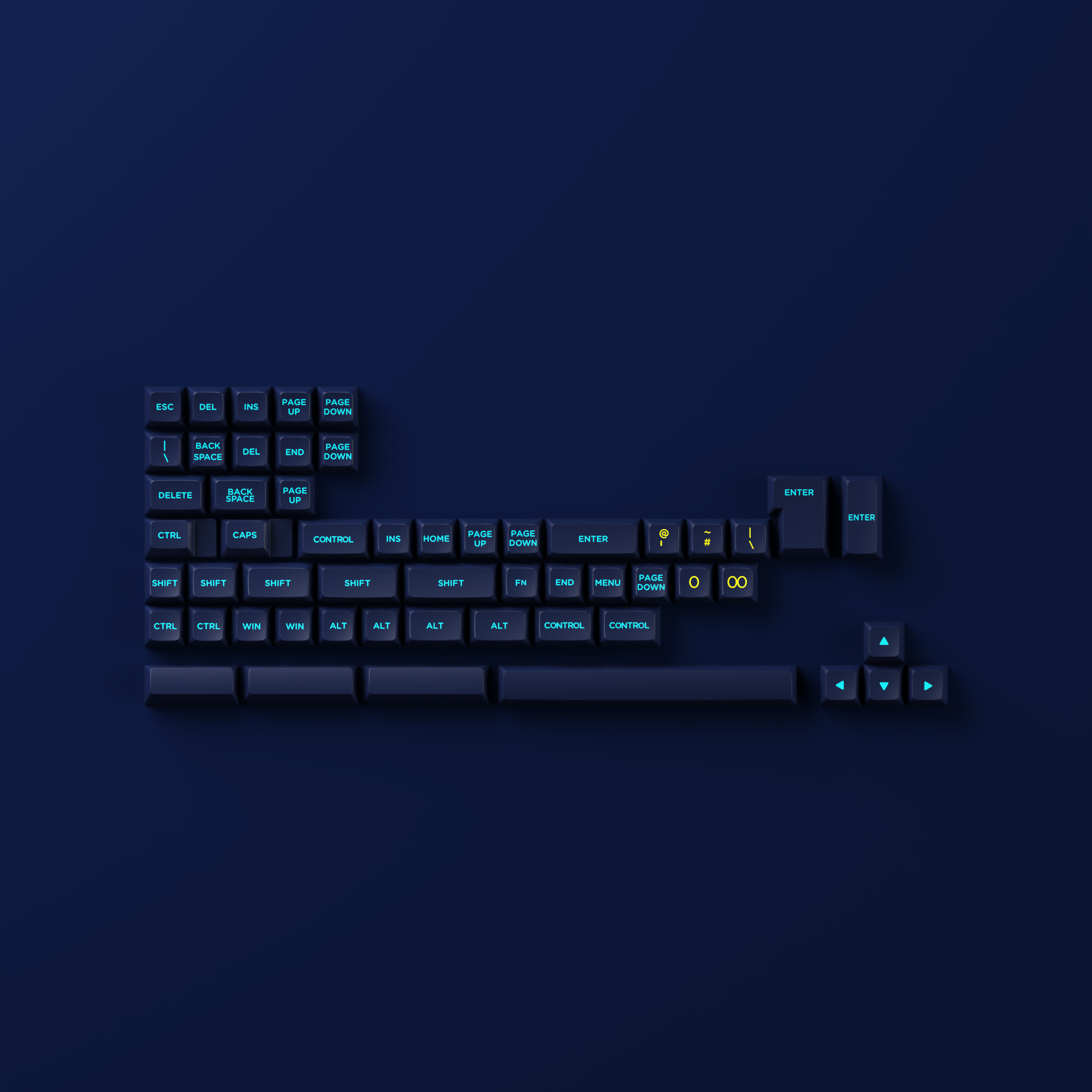 Starry Night Keycap Set (187-Key)