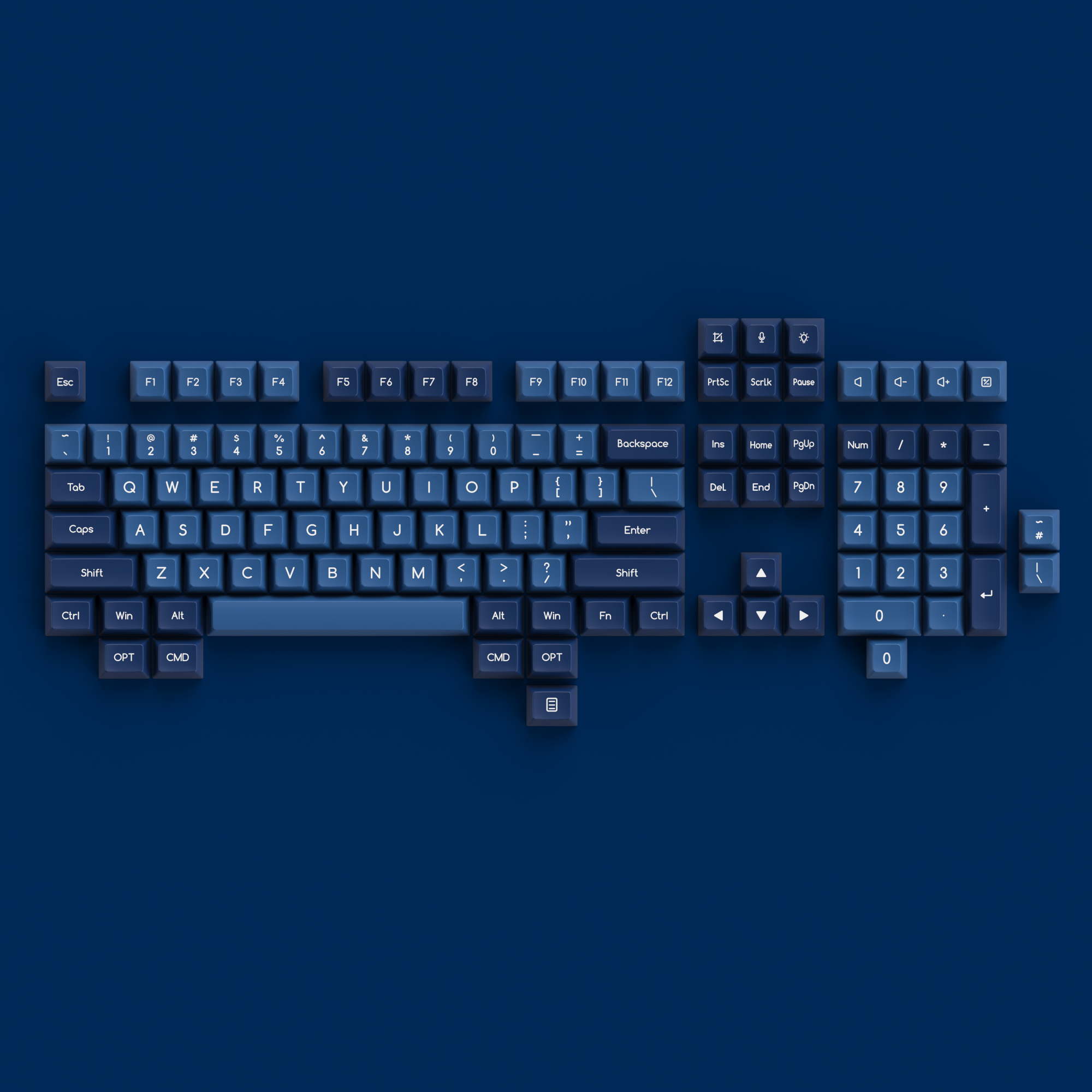 Ocean Star ABS SAL Tastenkappen Set (195 Tasten)