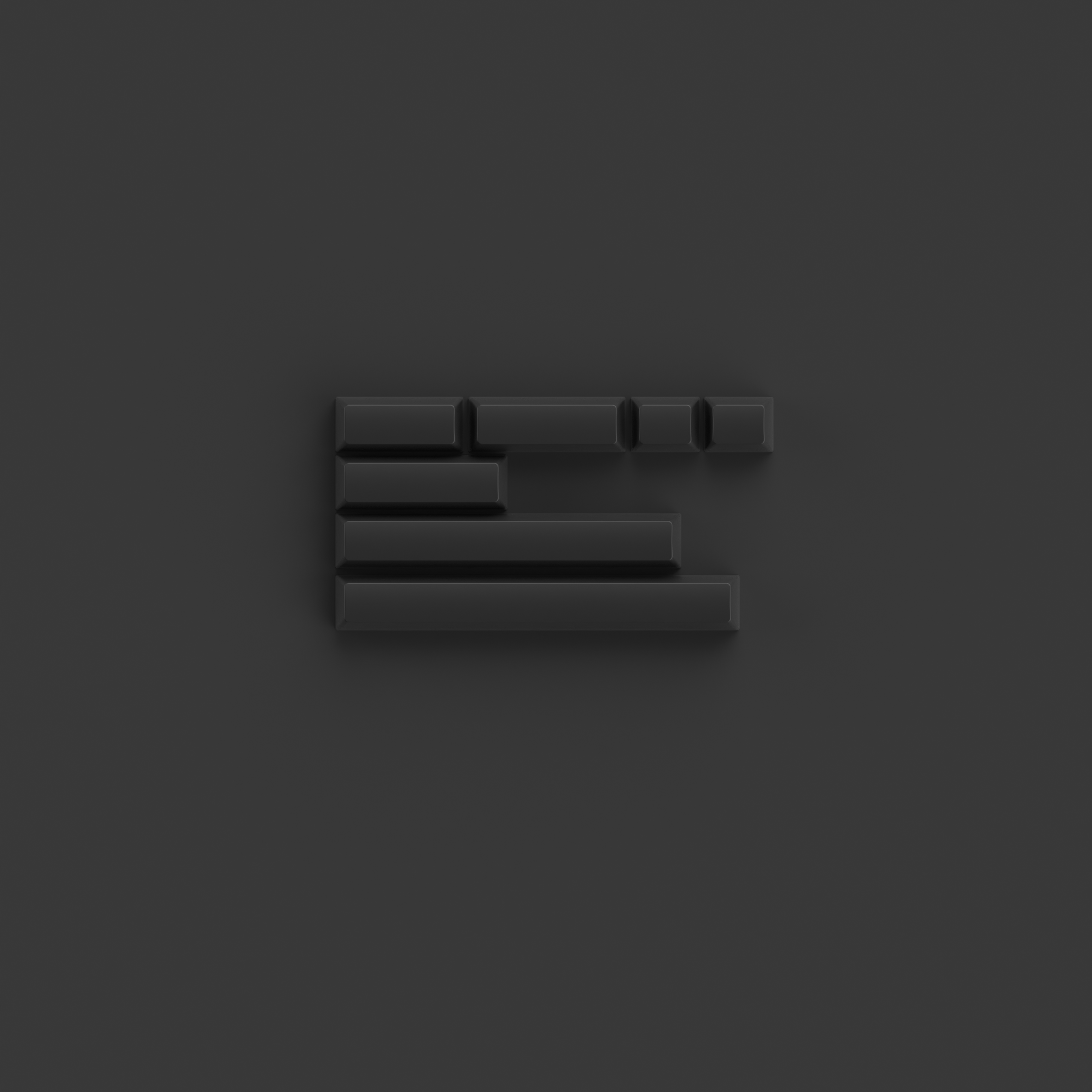 Black & Gold ABS SAL Tastenkappen-Set (195 Tasten)