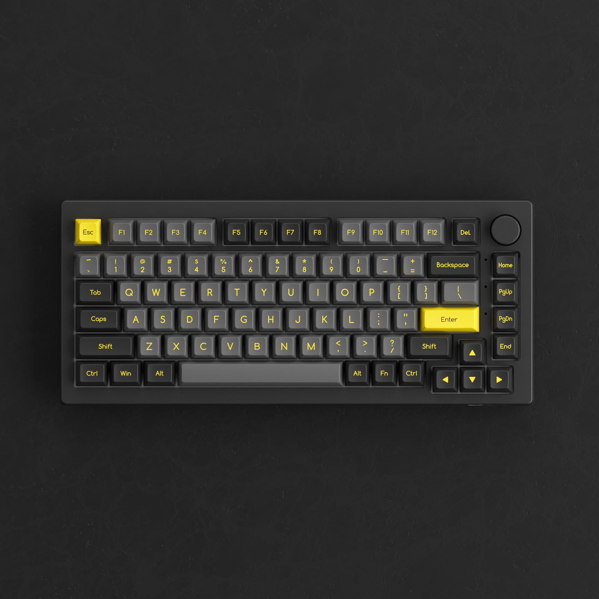 Black & Gold ABS SAL Tastenkappen-Set (195 Tasten)