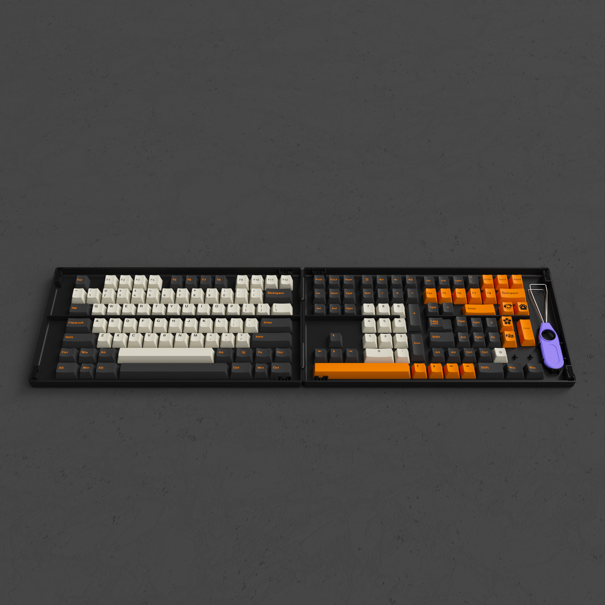 (Discontinued) Cherry/ASA/ASA-Low Carbon Retro Keycap Set