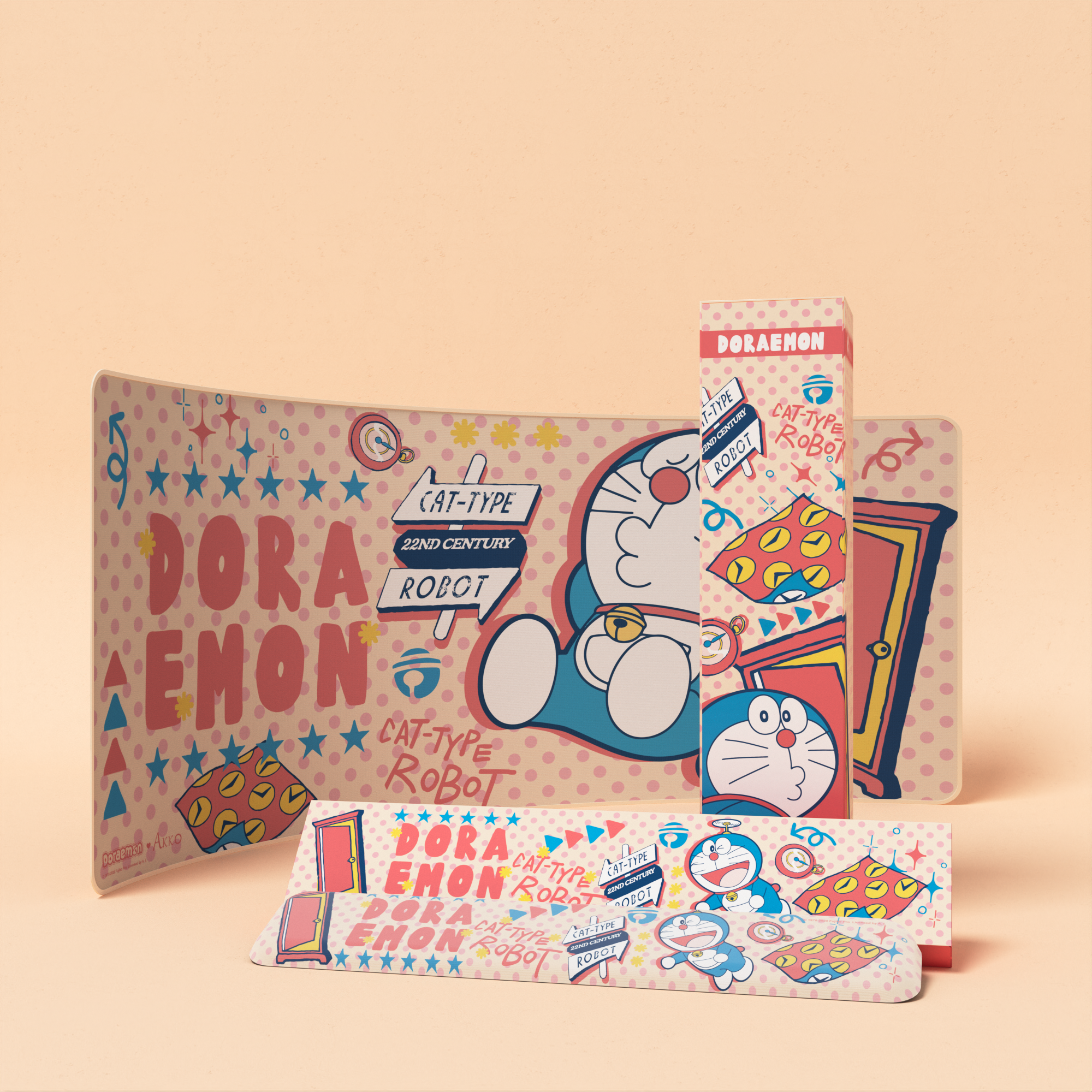 Doraemon Macaron Mauspad