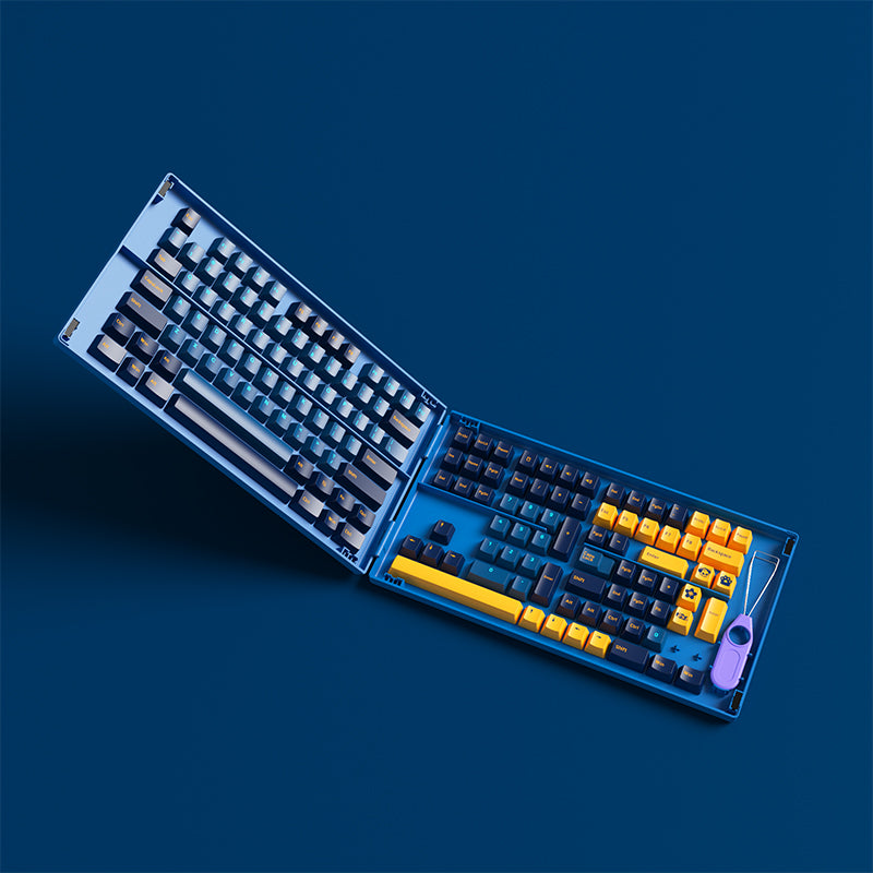 (Auslaufmodell) Cherry/ASA Macaw Tastenkappen-Set (PBT, 157 Tasten)