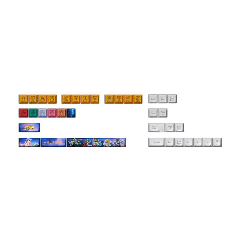 Saint Seiya Tastenkappen-Set (145 Tasten)