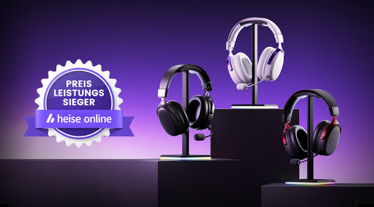 Akko Verge S9 Ultra wird Preis-Leistungs-Sieger im heise Gaming-Headset Test
