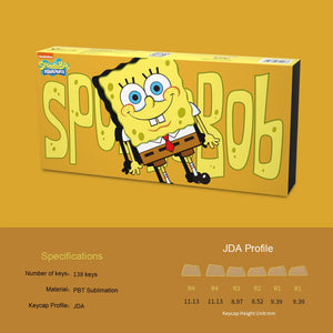 SpongeBob Tastaturkappen Set (138 Tasten)