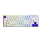 Akko Blue on White 3068B Plus ISO Keyboard with rgb