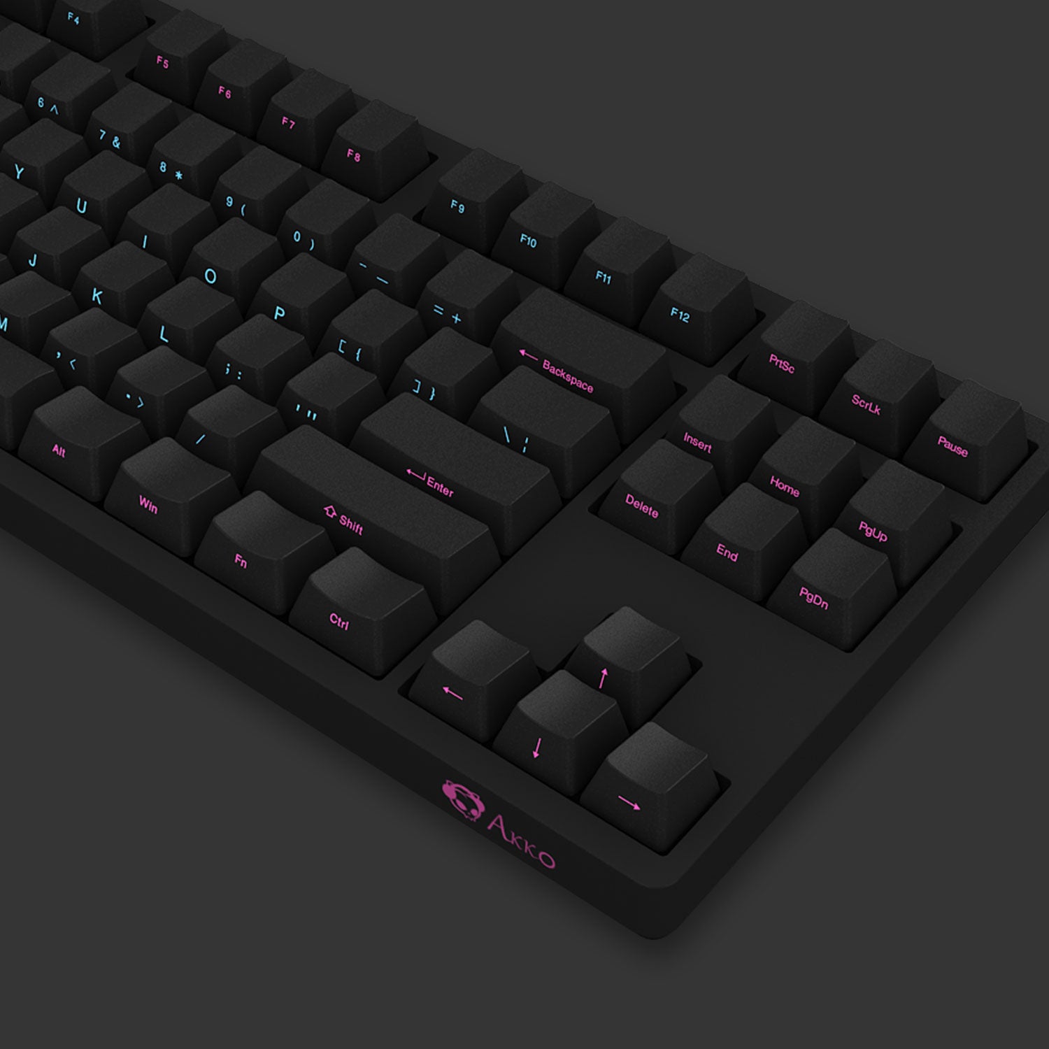 pbt keycaps of midnight 3087sp kabelgebundene tastatur