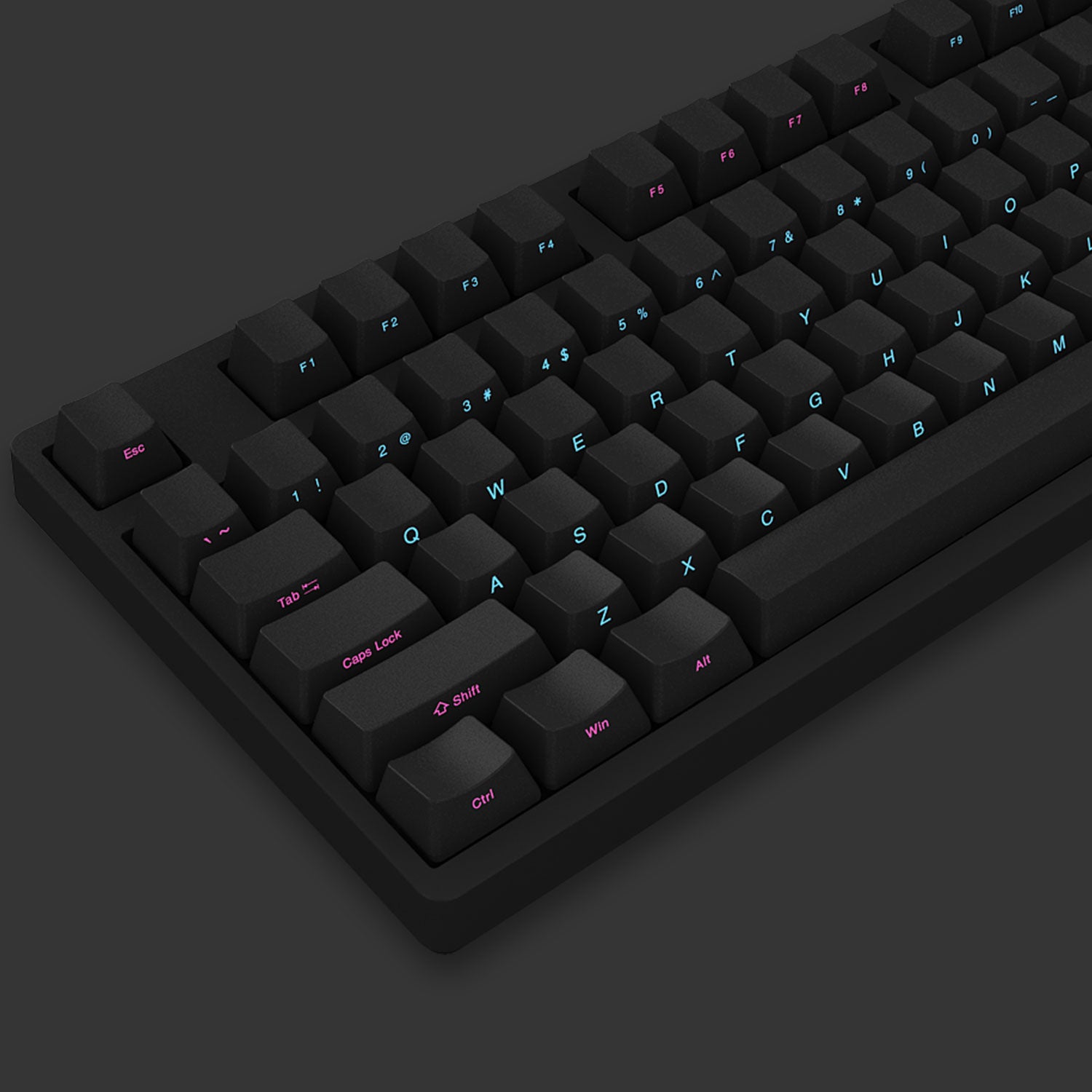 side printed keycaps of midnight 3087sp kabelgebundene tastatur