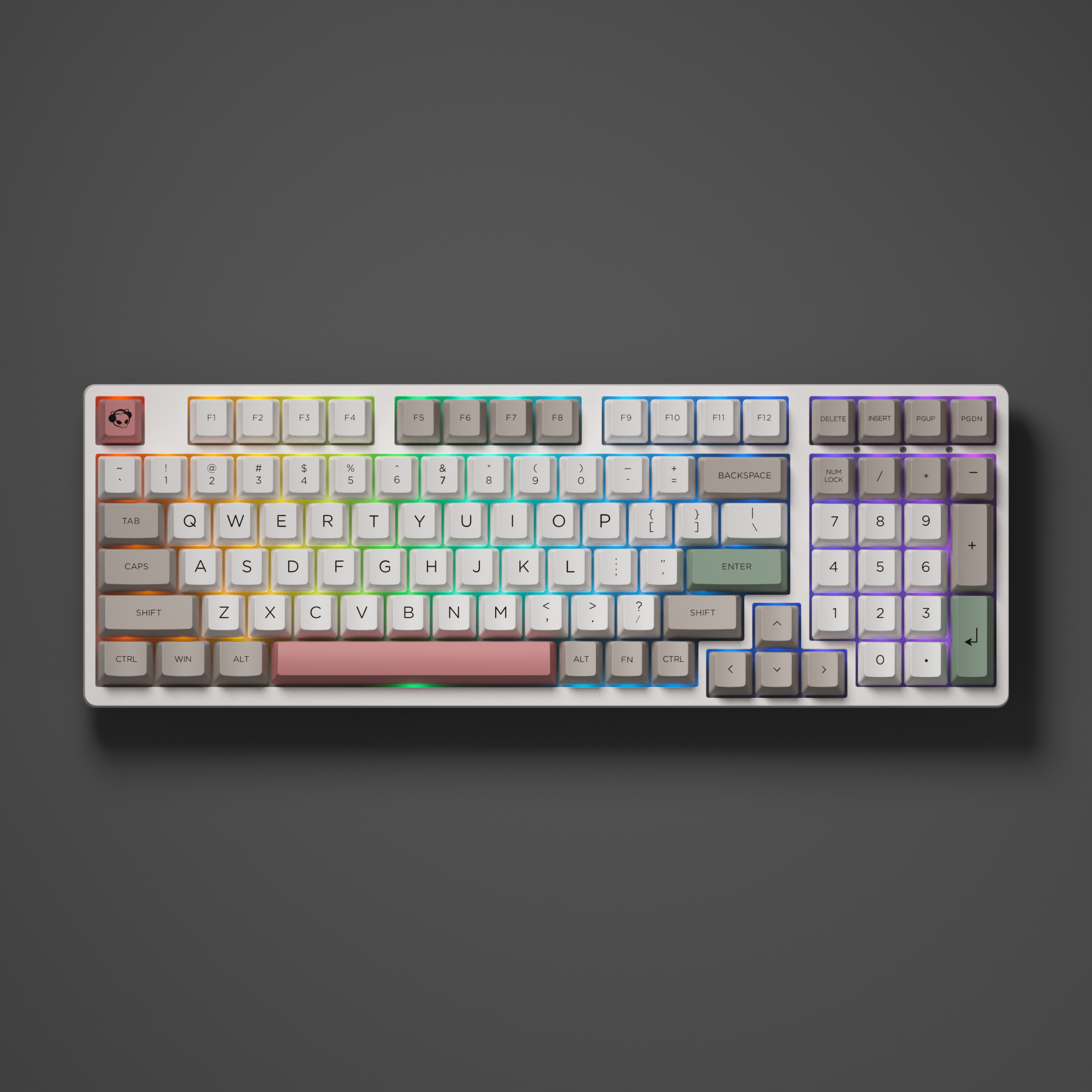 9009 Retro keycap set