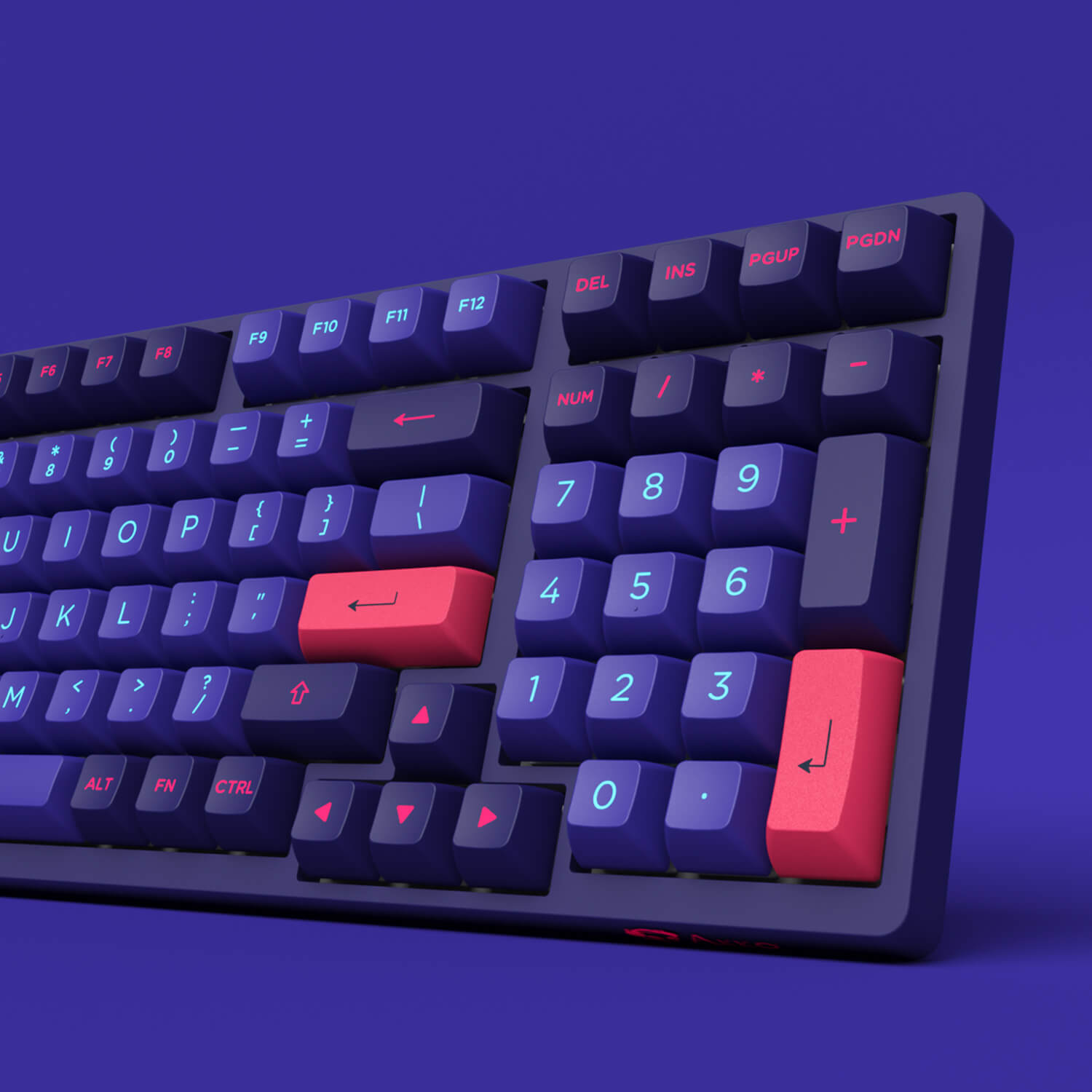 Neon 3098 Kabelgebundene Tastatur PBT-Double-Shot-Tastenkappen